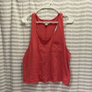 Pink American eagle racer back tank